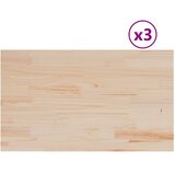  Stolne ploče 3 kom 80x47x1,7 cm od masivne borovine pravokutne | shoptok.hr
