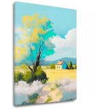  Pejzaž na platnu pejzaž u potpunoj tišini (kolekcija pastel) | shoptok.hr
