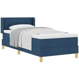 vidaXL Postelja z vzmetnico z vzmetnico Modra 200 x 80 cm Poliester, (5000128217) | Shoptok.si