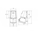 Madras doo Beograd UTIČNICA ZIDNA UKO-UTO BEMIS IP44 32A 3P+E+N 380V BC1-3505-2535 | ePonuda.com