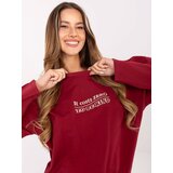 RELEVANCE Blouse-RV-BZ-A907.08P-burgundy | Shoptok.si