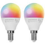 Aigostar set od 2 prigušiva led rgbw sijalica mesh smart E14/6,5W/230V 2700-6500K | Eponuda.com