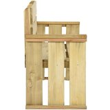 vidaXL Vrtna klupa 121 cm od impregnirane borovine | shoptok.hr