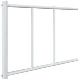  Metalni okvir kreveta uzglavlje i podnožje bijeli 80x200 cm | shoptok.hr