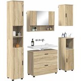  Set namještaja za kupaonicu 5 kom. Sonoma hrast | shoptok.hr
