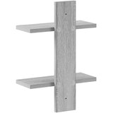  Zidna polica Siva Sonoma 30 x 13.5 x 43 cm Prerađeno drvo | shoptok.hr