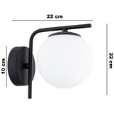 Brilagi Zidna lampa MILO 1xE27/60W/230V crna | Eponuda.com