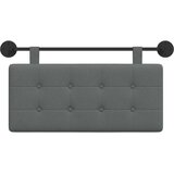  Držeće uzglavlje Zidne Tamno siva 90 x 55 x 5 cm tkanina - Tamno siva 80 cm bez LED | shoptok.hr