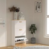 MID.YOU OMARA ZA ČEVLJE bela, medeni hrast | Shoptok.si