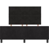  Krevetna konstrukcija Crna 140x190 cm Baršun | shoptok.hr