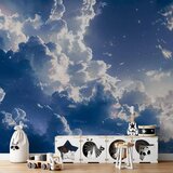  Foto tapeta - Starry Clouds and Delicate Light Over a Corner of the Sky 500x350 | shoptok.hr