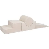 Igralište od krem korduro pjene 45x170x30 cm Montessori -