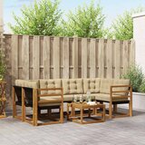  Set vanjskih sofa 7 kom. Prirodna i bež | shoptok.hr