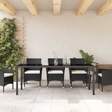  Stol za vrt Crna 200 x 80 x 73 cm Metal | shoptok.hr