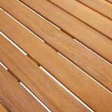  Vrtni stol 140 x 80 x 74 cm od masivnog bagremovog drva | shoptok.hr