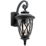 Elstead Lighting Elstead Admirals Cove Zunanja stenska svetilka z 1 lučjo, teksturirana črna, IP44, E27, (22099823) | Shoptok.si
