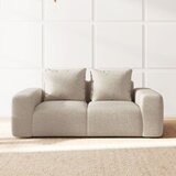 Rodier Bež sedežna garnitura iz tkanine bouclé 212 cm Monce – | Shoptok.si