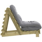  Futon na razvlačenje s madracem 60 x 206 x 11 cm od borovine | shoptok.hr