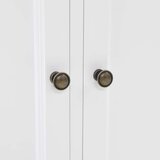 vidaXL Velška komoda s 4 vrata od MDF-a i borovine 80 x 40 x 180 cm | shoptok.hr