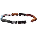  Vlakić na baterije Railway King set uključujući lokomotivu i 9 vagona 150 cm | shoptok.hr