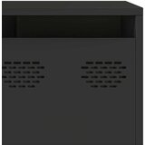 vidaXL TV ormarić crni 202x39x43,5 cm hladno valjani čelik | shoptok.hr