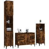  3-dijelni set kupaonskog namještaja boja hrasta drveni | shoptok.hr