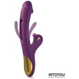 INTOYOU Siter Vibrator with Hitting Ball & Flipping Tongue 3 Motors Purple | shoptok.hr