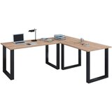 MID.YOU Kotna Pisalna Miza Lona, Hrast | Shoptok.si