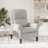  Fotelja Svjetlosiva 76 x 94 x 102 cm Mikrofibra | shoptok.hr