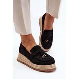 FB1 Women's Loafers with Woven Sole Black Torresia | shoptok.hr