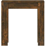  Blagovaonski stol boja dimljenog hrasta 140x74,5x76 cm drveni | shoptok.hr