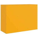 vidaXL Komoda gorčično rumena 99x39x73 cm jeklo | Shoptok.si