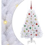  Umjetno božićno drvce s nogom Bijela 120 cm PVC i čelik | shoptok.hr