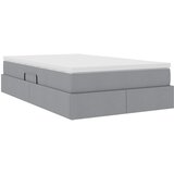 Krevet s madracem i skladištem Svijetlo siva 120 x 190 cm | shoptok.hr