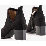 Resti Black women's ankle boots with cut-outs Namibia - Shoes | ePonuda.com