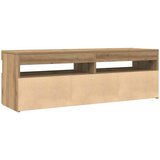 TV ormarić LED boja hrasta 120x35x40 cm konstruirano drvo | shoptok.hr