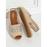 Resti Women's espadrille sandals with rhinestones Belle Sparkle | Shoptok.si
