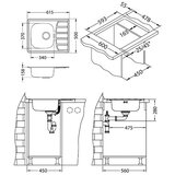 Alveus sudoper Zoom 10 + slavina Selma | Eponuda.ba