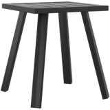 The Living Store Vrtna miza antracitna 34x34x38 cm jeklo - Vrtna Miza, (21459740) | Shoptok.si