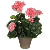  Umjetni cvijet Pelargonija (Visina: 33 cm, Boja cvijeta: Svijetlo roza) Cijene