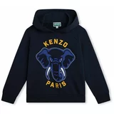 Kenzo Kids Otroški bombažen pulover s kapuco