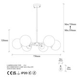 Opviq Luster Akkas 10080, Metal, Bronzana boja | Eponuda.ba