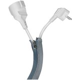 Logilink Cable sleeve with zipper, Polyester, OD 30 mm, grey, 1 m, KAB0071