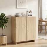  Komoda Hrast sonoma 67 x 34,5 x 75 cm Konstruirano drvo | shoptok.hr