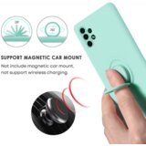 Onasi silikonski ovitek liquid ring za samsung galaxy A04s / samsung galaxy A13 5G A136 - mint | Shoptok.si
