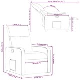 vidaXL Naslonjač od tkanine tamnosivi | shoptok.hr