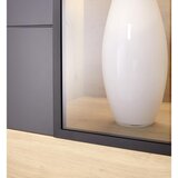 Mömax Viseča Vitrina Tonale, Barva Hrasta, Temno Siva | Shoptok.si