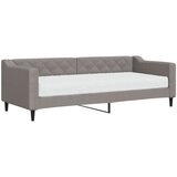 vidaXL Dnevni krevet s madracem smeđesivi 80 x 200 cm od tkanine | shoptok.hr