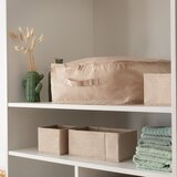 Compactor Bež tekstilne škatle za shranjevanje v kompletu 2 ks 14x12x12 cm Sandy – | Shoptok.si