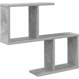  Polica na zidu Betonska siva 60 x 12 x 50,5 cm | shoptok.hr
